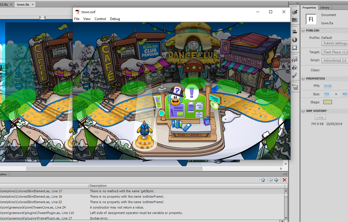 Club Penguin, Software